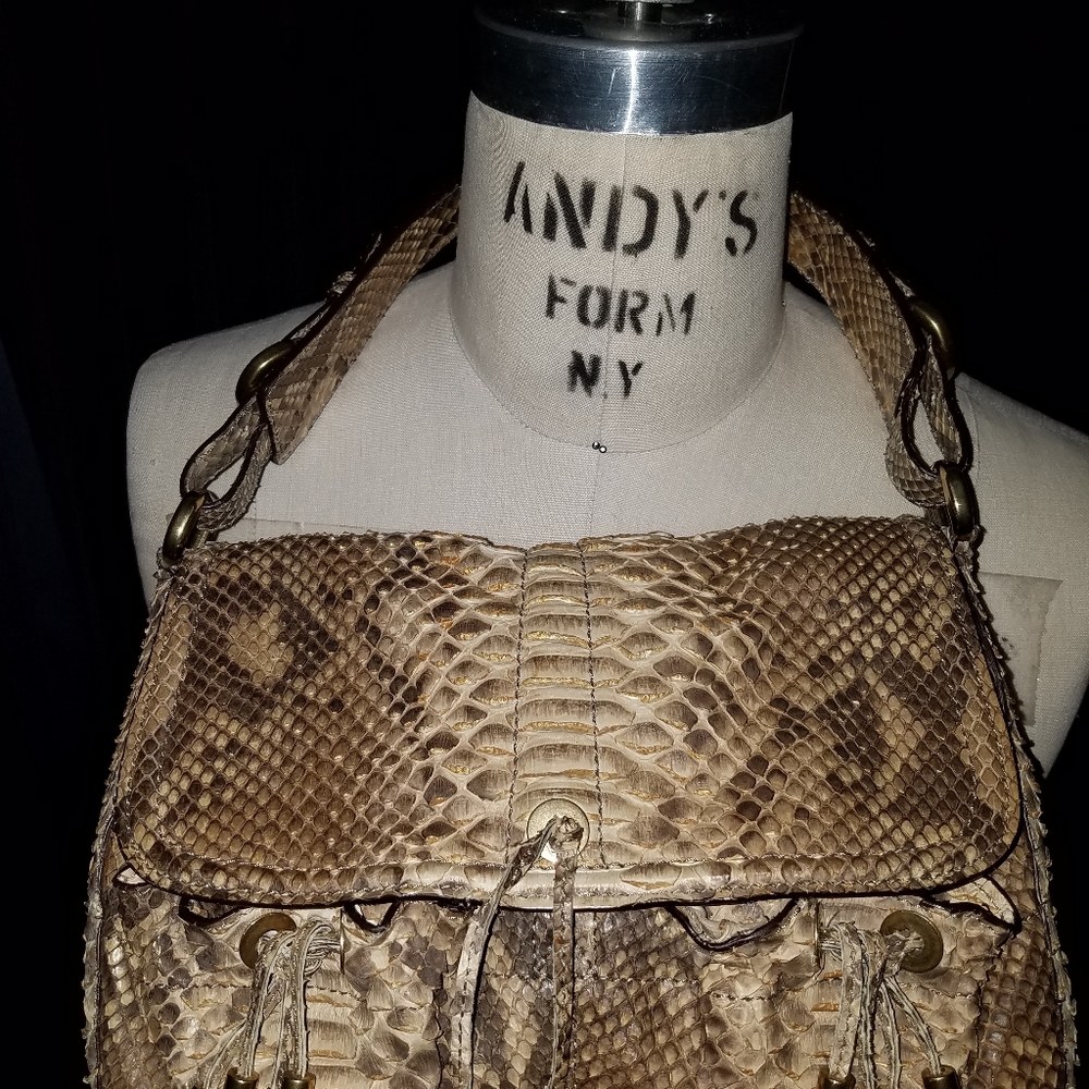 Donna Karan Iconic Collection python bag - Picture 11 of 11